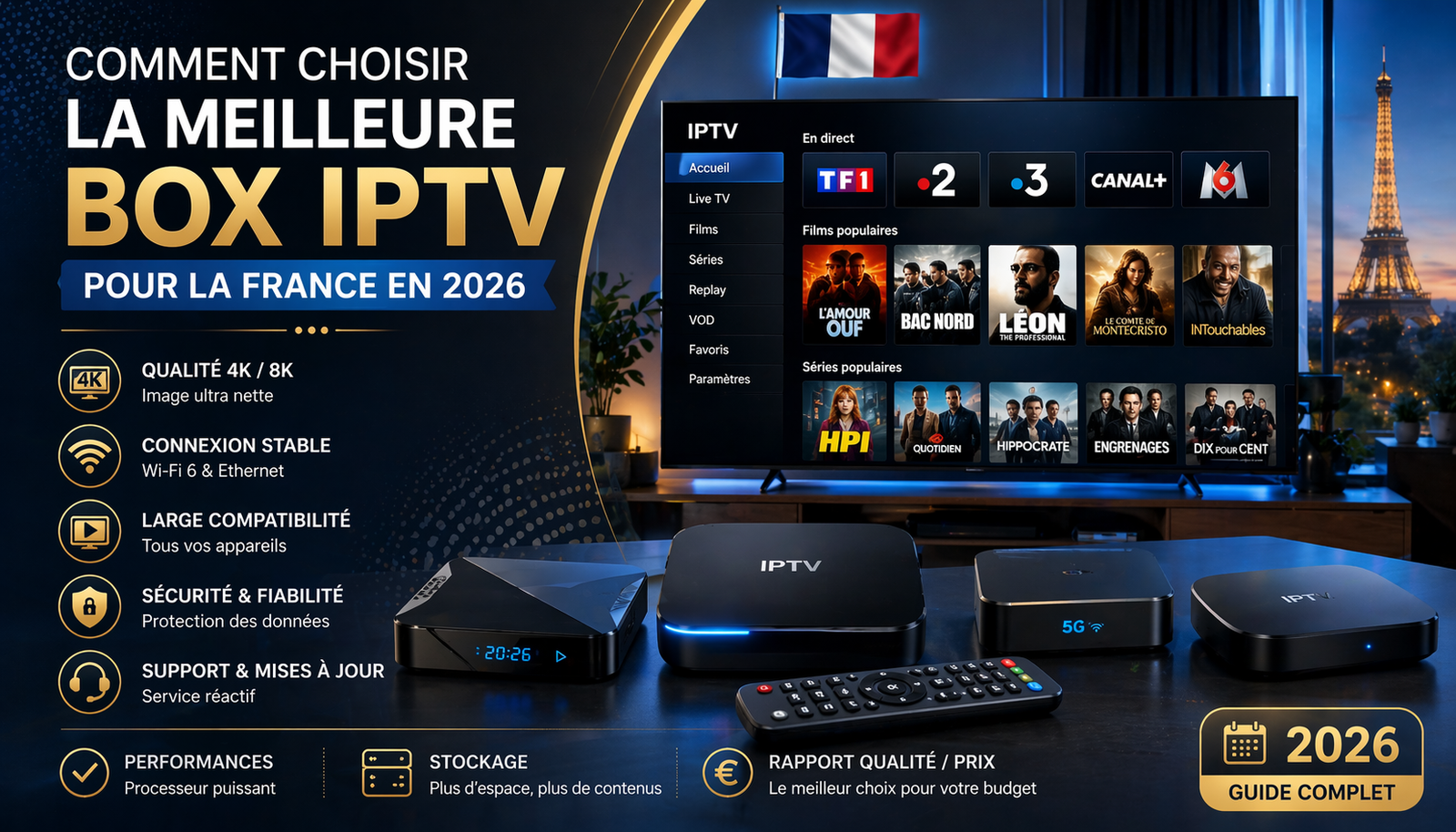 Comment choisir la meilleure box IPTV pour la France en 2026 vif