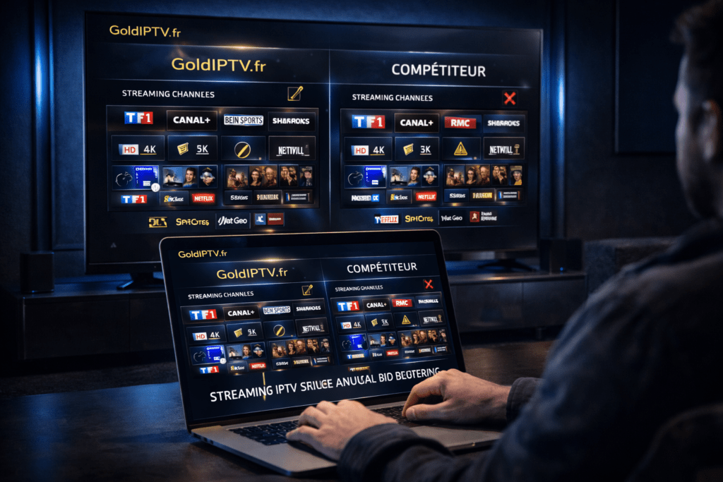 meilleur abonnement iptv france 2026 service premium 4k sans coupure GoldIPTV.fr