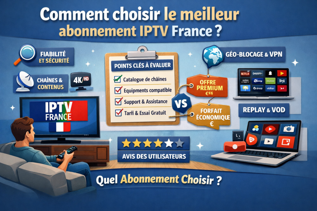 meilleur abonnement IPTV France