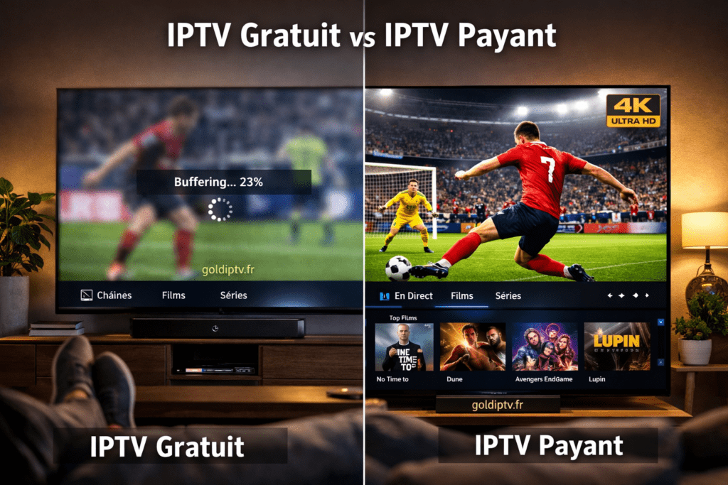 IPTV Gratuit vs IPTV Payant
