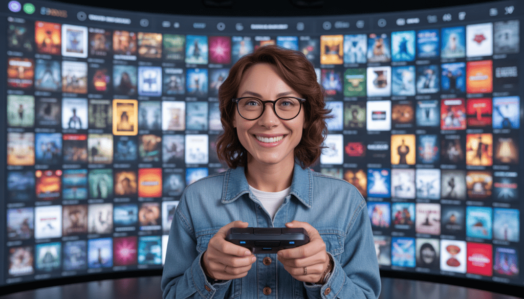 Navigation à travers des milliers d'options VOD disponibles avec un abonnement iptv 12 mois.
Le Meilleur abonnement iptv 12 moisGOLD IPTV FRANCE