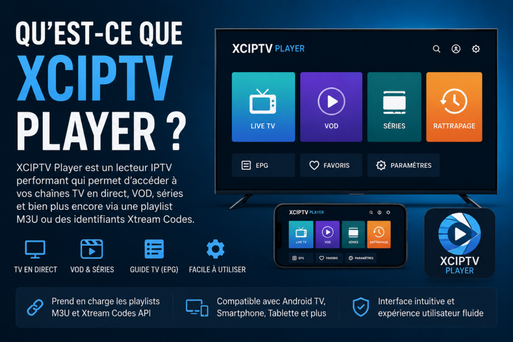 Qu’est-ce que XCIPTV Player  