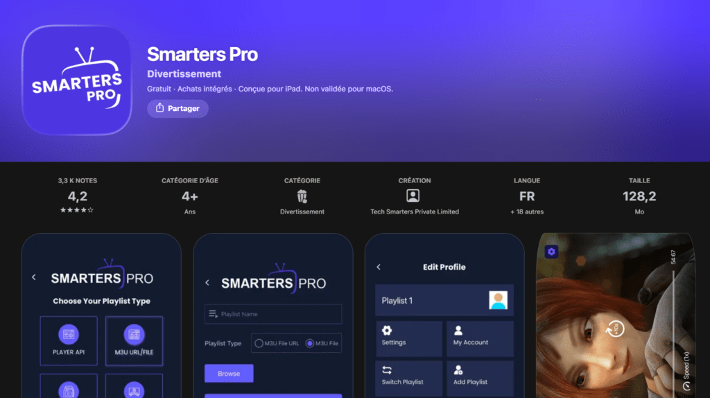 IPTV Smarters Pro Apple TV