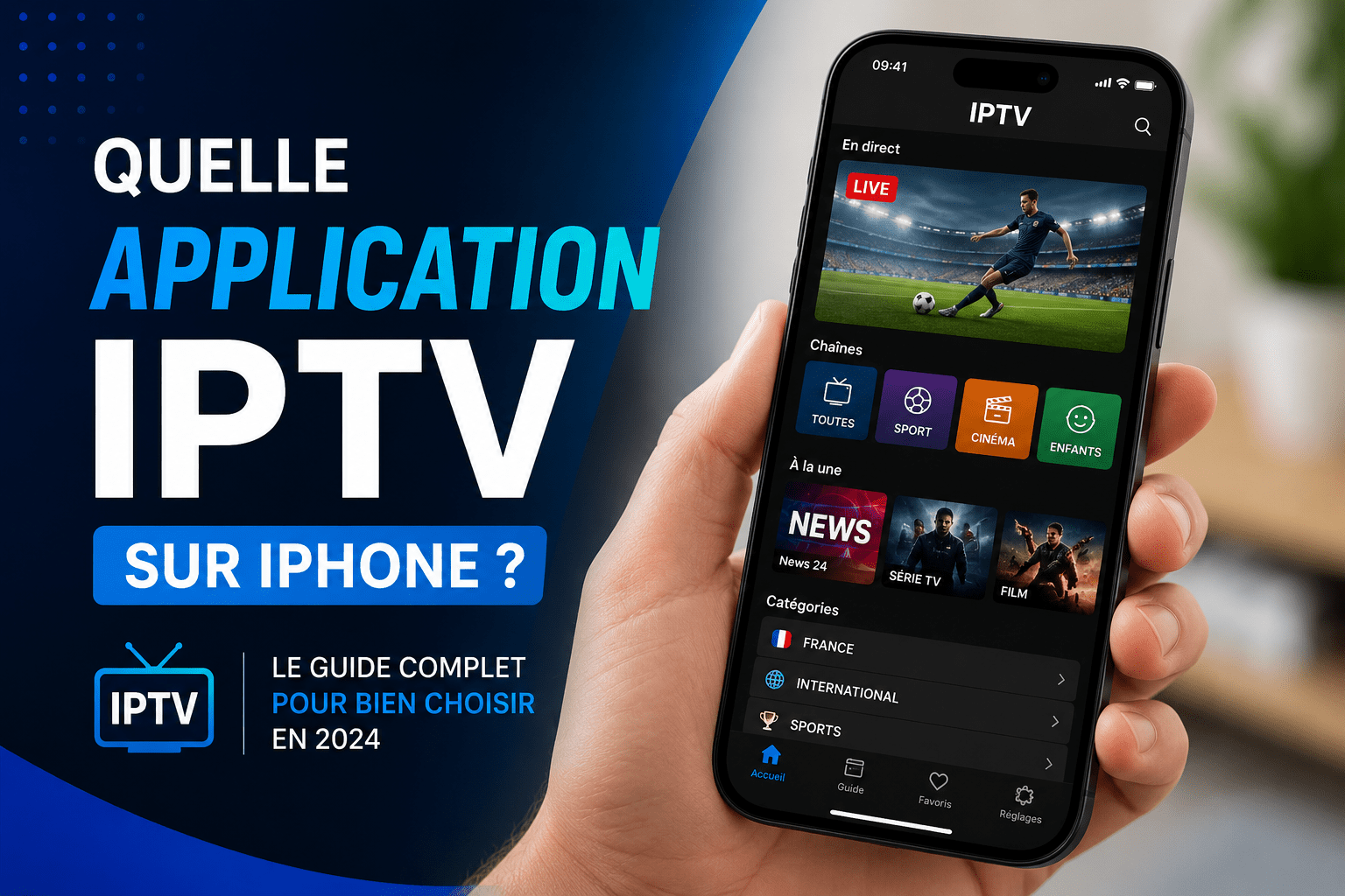 Quelle application IPTV sur iPhone