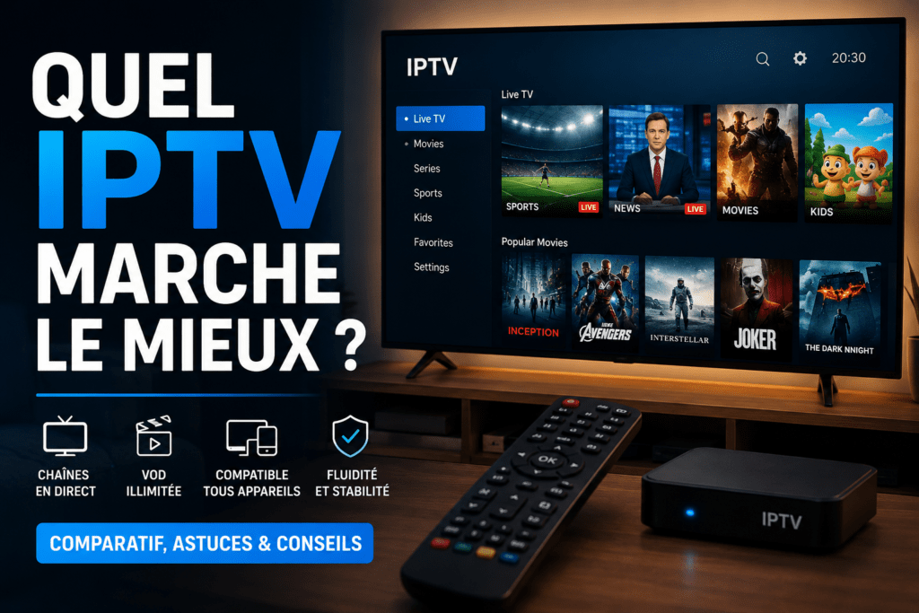 Quel IPTV marche le mieux