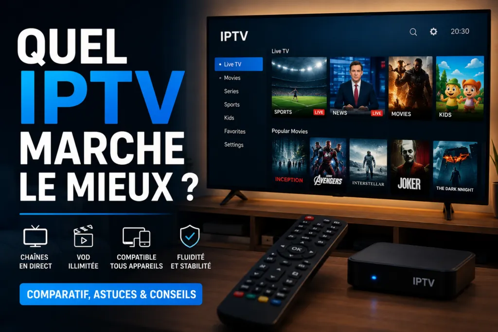 Quel IPTV marche le mieux