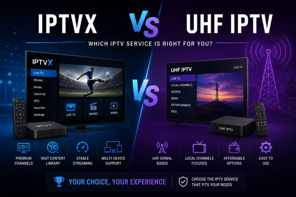 IPTVX vs UHF IPTV