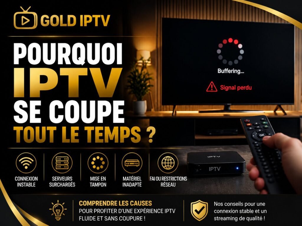 Pourquoi IPTV Se Coupe Tout Le Temps