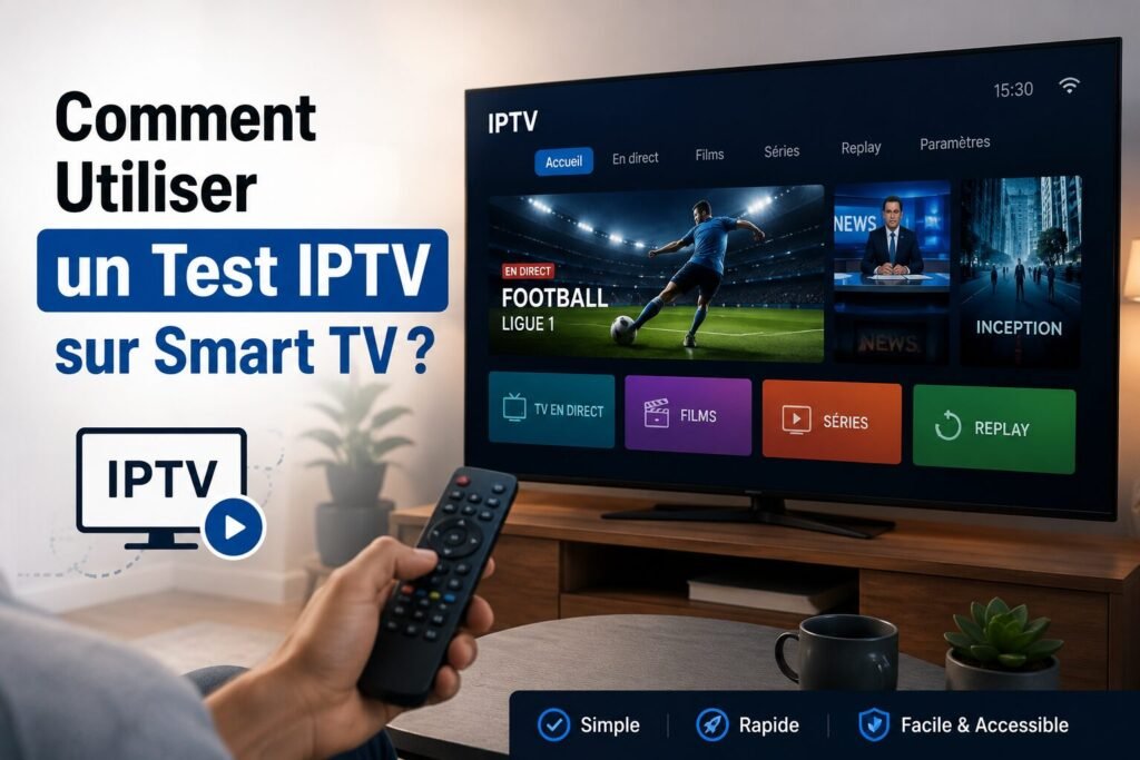 Test IPTV sur Smart TV