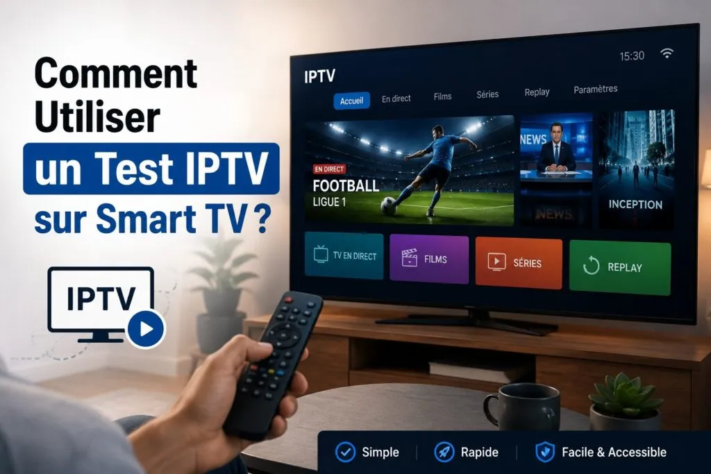 Test IPTV sur Smart TV