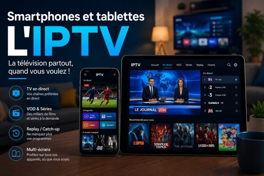 Smartphones et tablettes

L'IPTV