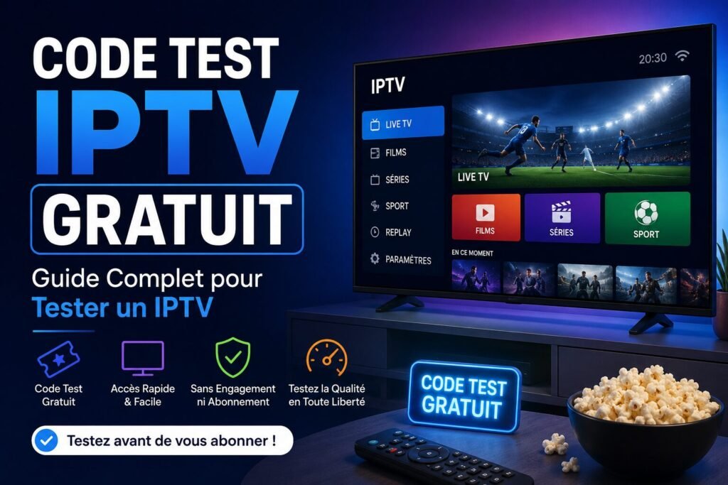 Code Test IPTV Gratuit