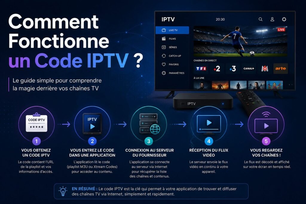 code IPTV fonctionne