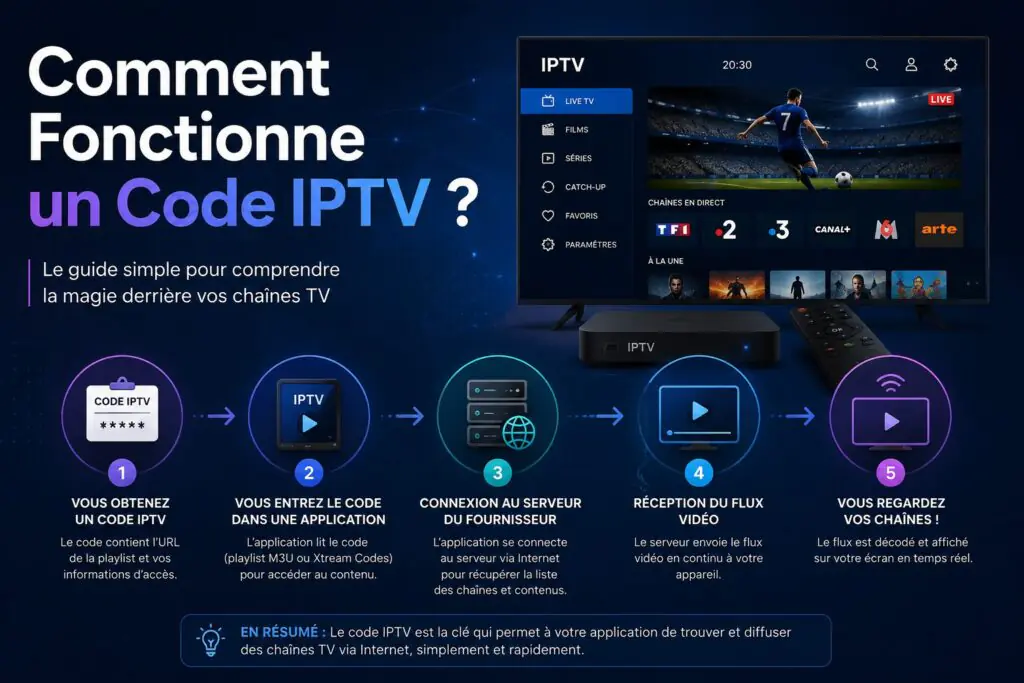 code IPTV fonctionne