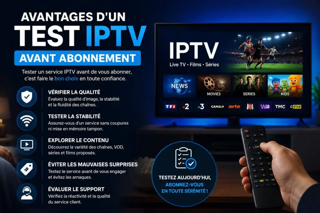 Test IPTV Avant Abonnement