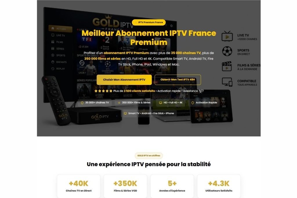 meilleur fournisseur IPTV en France