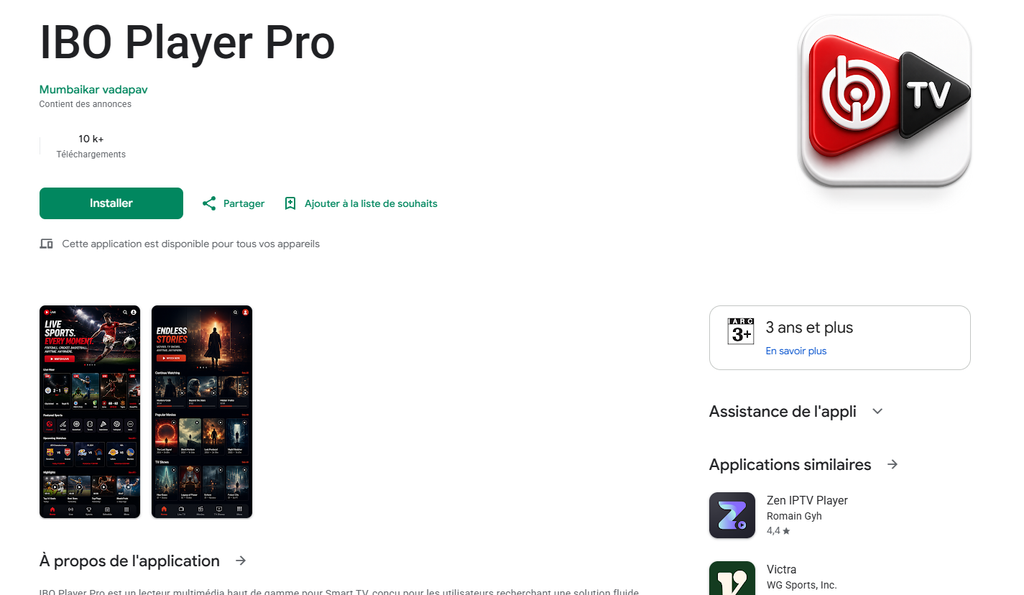 IBO Player sur Android et Android TV