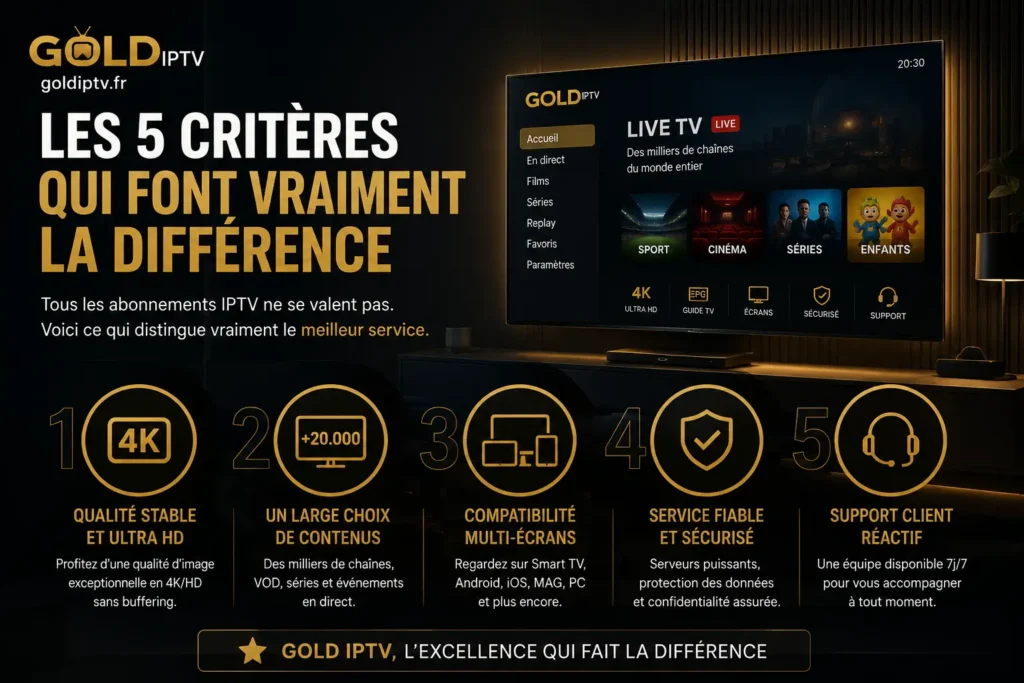  IPTV fiable 