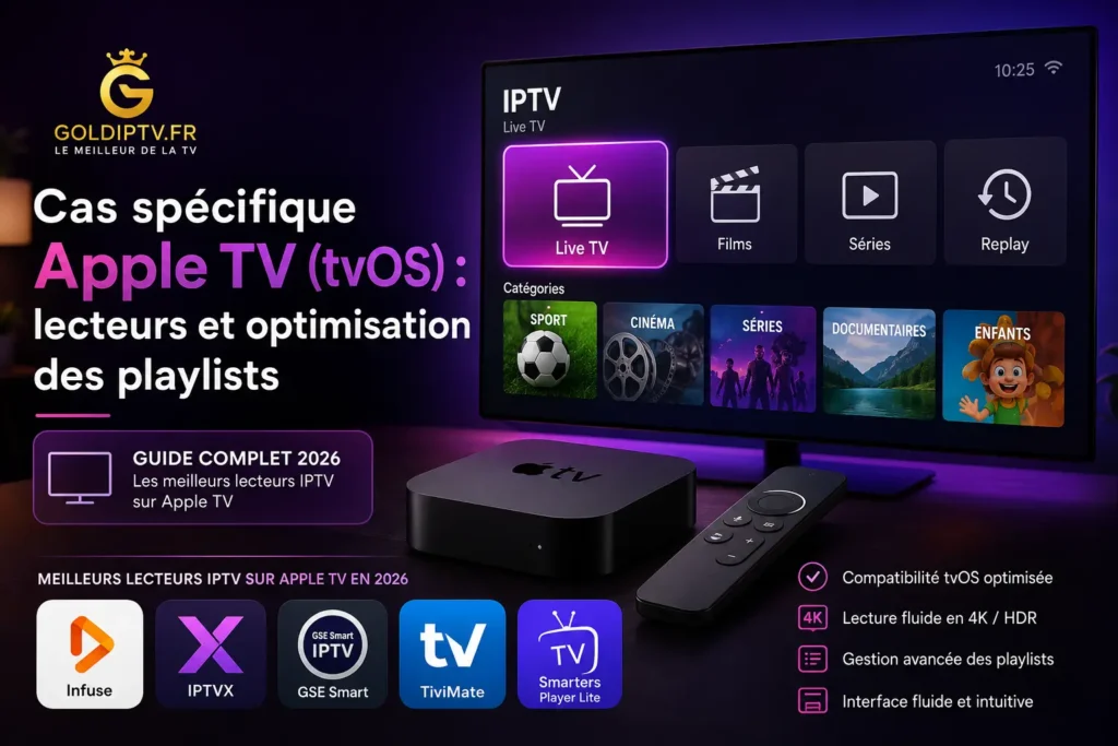  Meilleurs lecteurs IPTV sur Apple TV 