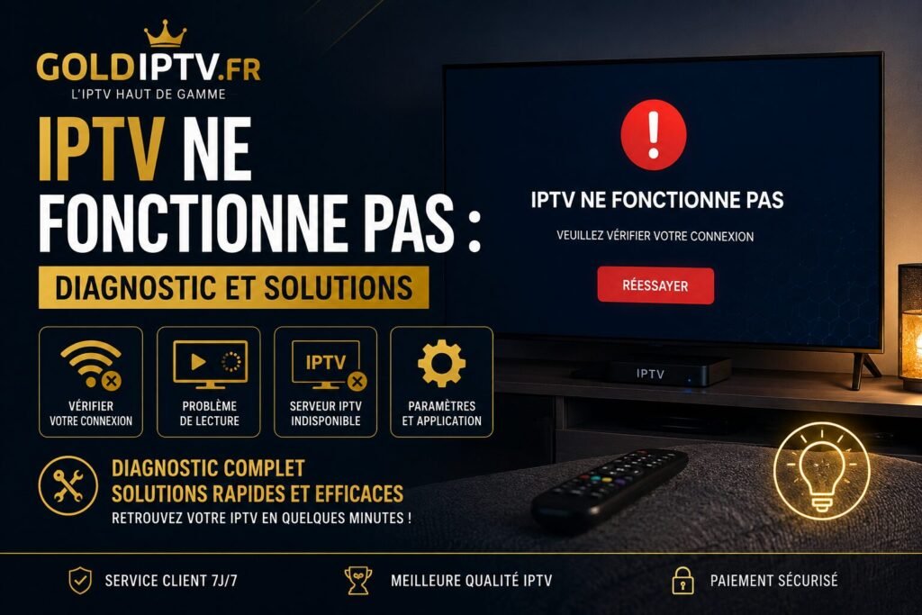 IPTV ne fonctionne pas