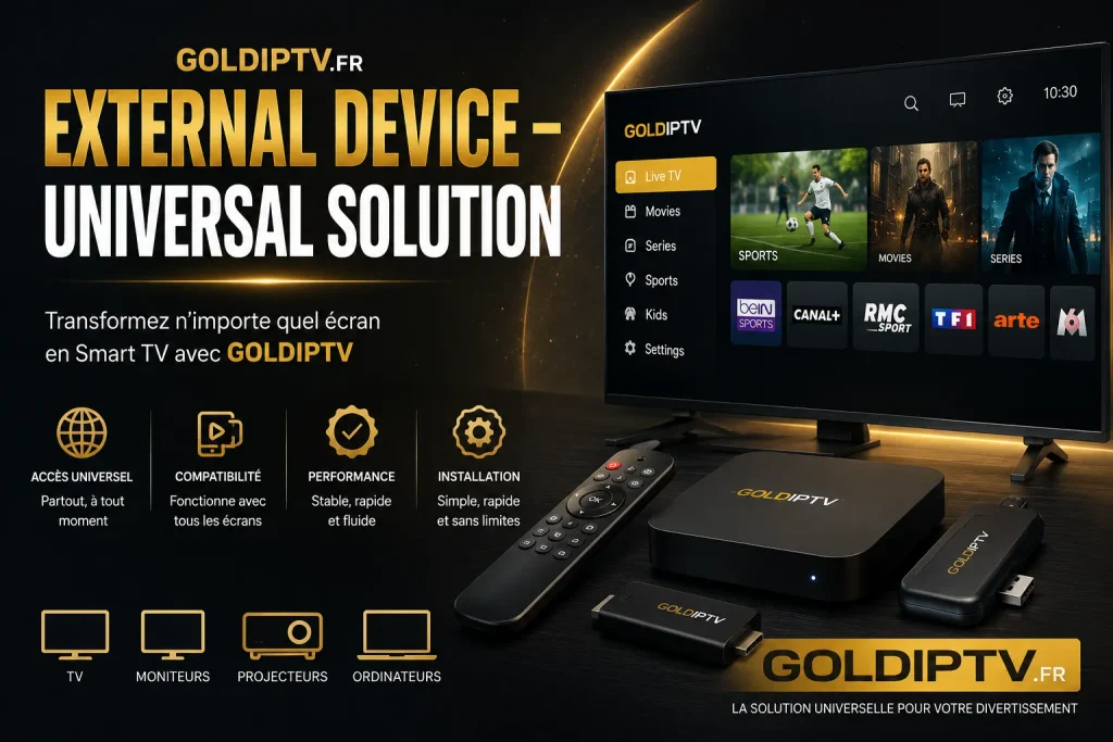 EXTERNAL DEVICE — UNIVERSAL SOLUTION