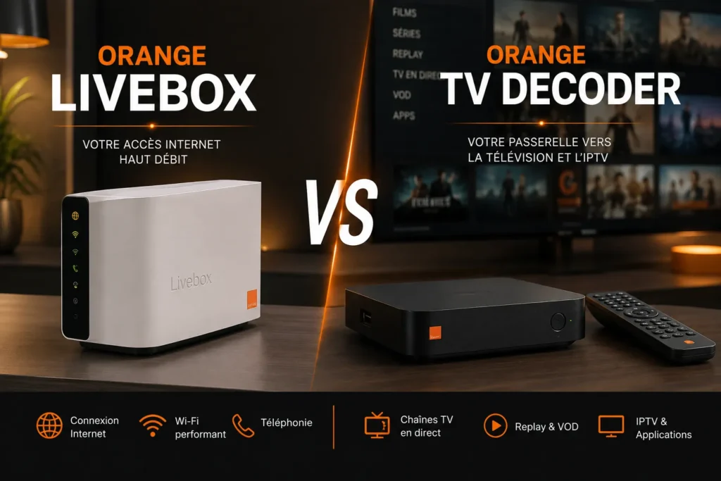 ORANGE — LIVEBOX vs TV DECODER