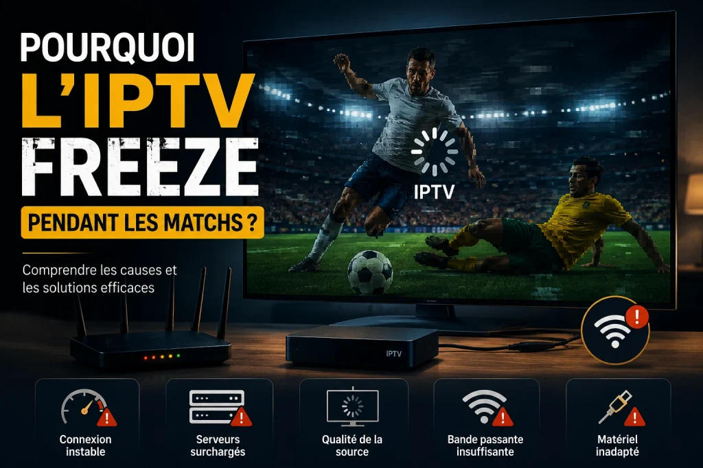 IPTV freeze pendant les matchs