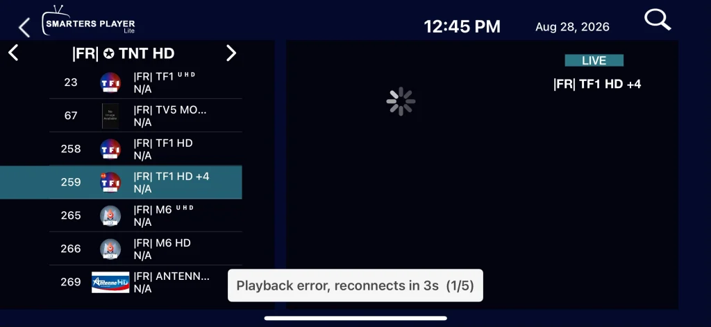 iptv smarters pro freeze