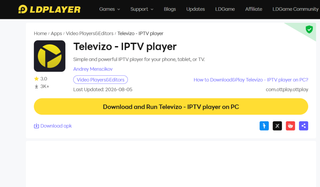 Televizo LD player