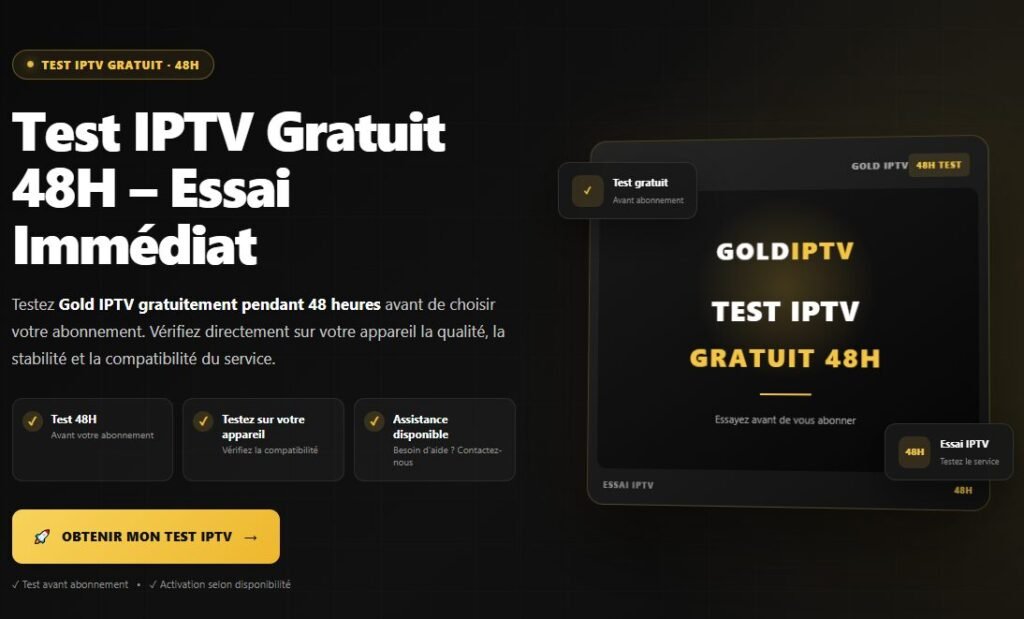 tester un IPTV pas cher