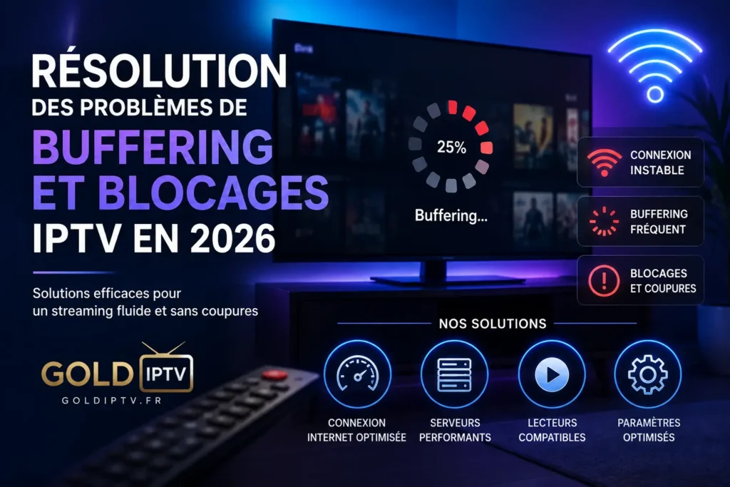 buffering et blocages IPTV