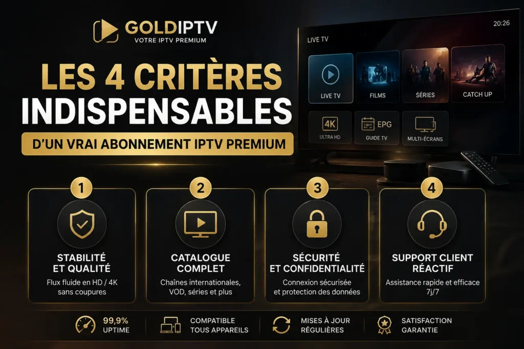 vrai abonnement IPTV premium