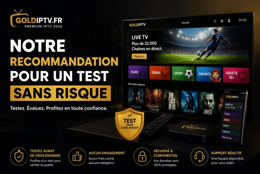 test iptv gratuit