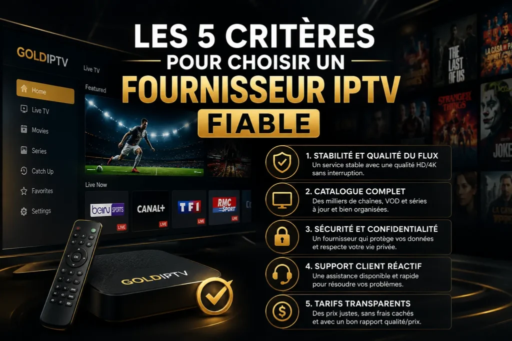 fournisseur IPTV fiable