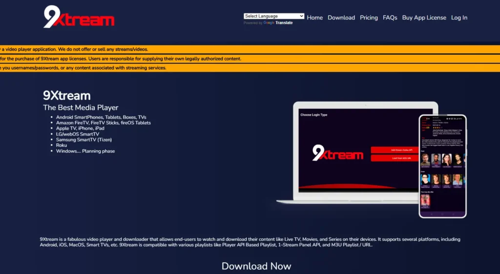 9Xtream IPTV
