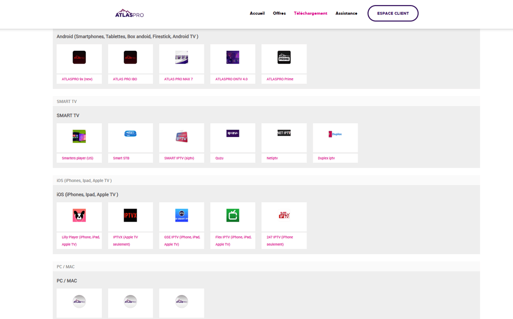 Installer Atlas Pro