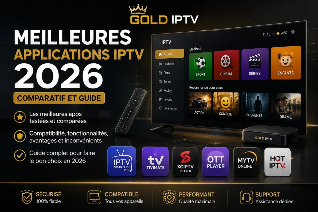 meilleures applications iptv