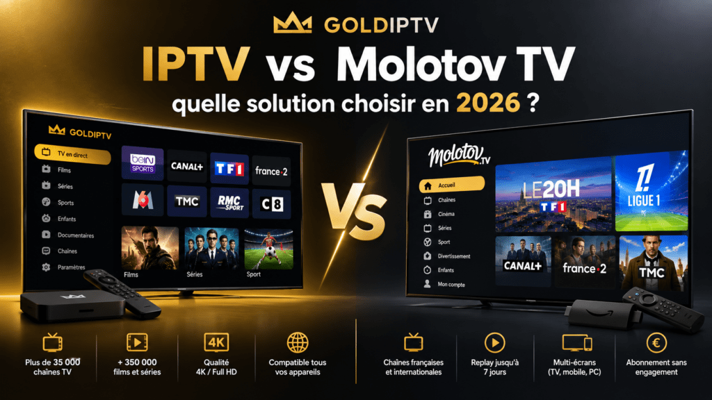 IPTV vs Molotov TV